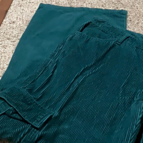 RSQ Wide Leg Cargo Pants in Teal - Picture 2 of 5